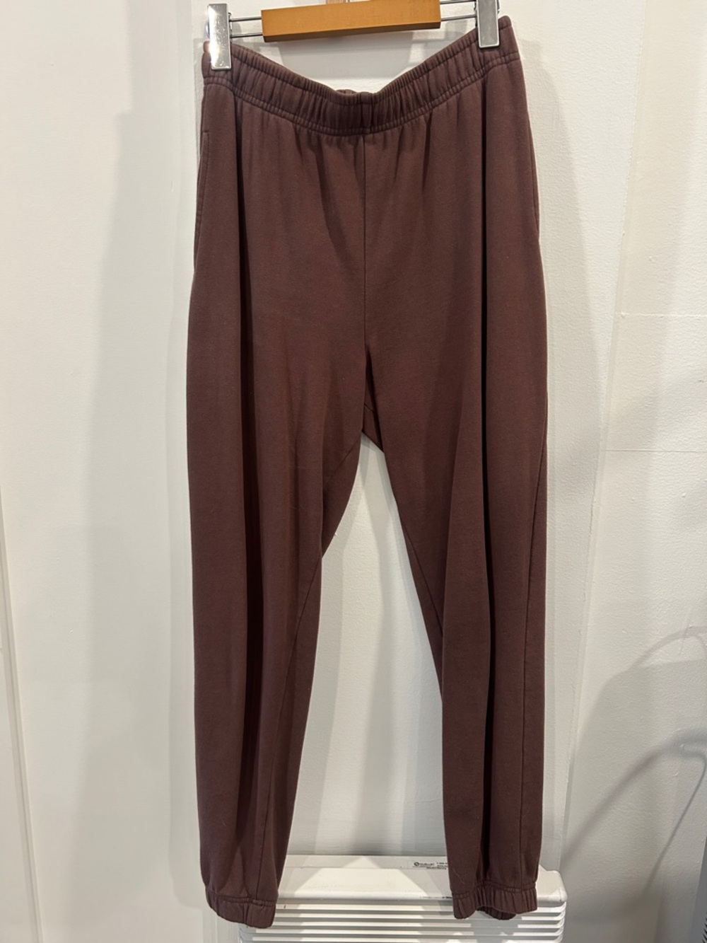 twik Brown Elastic Waist Track Pants